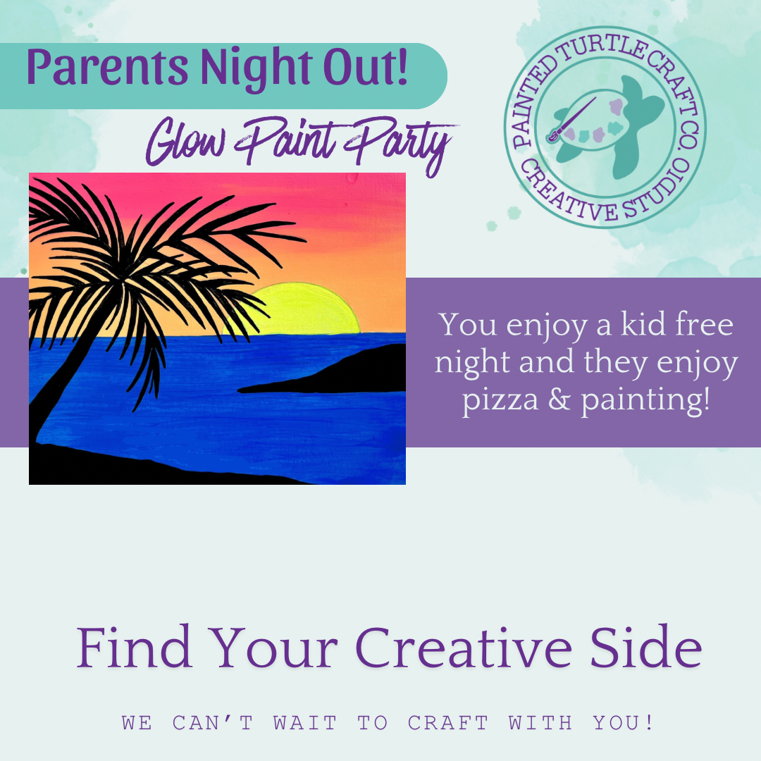 Parents Night Out, Kids Night Pizza and Glow in the Dark Experience Friday August 15th @6pm