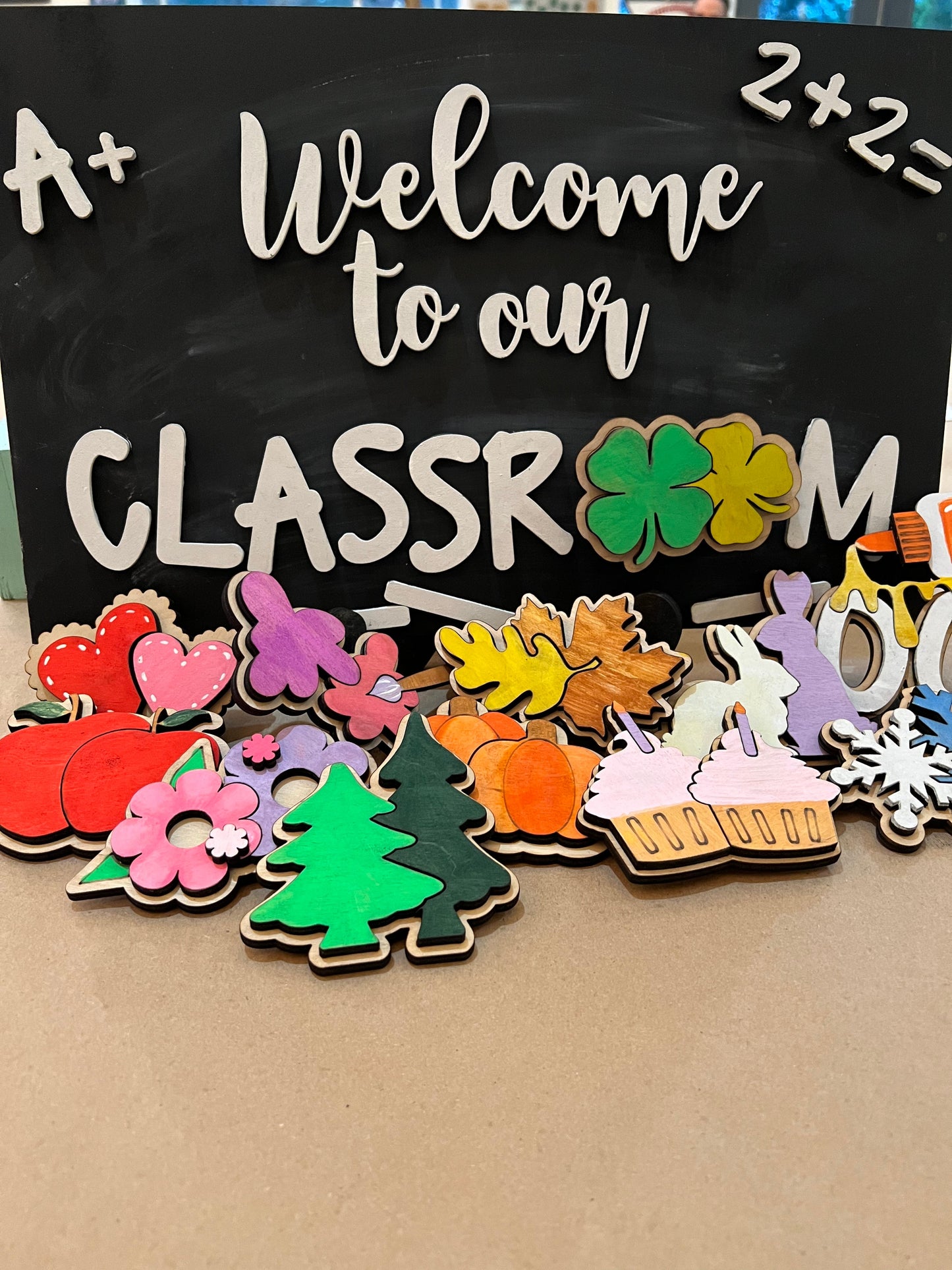 Welcome To Our Classroom Teacher Interchangeable Sign