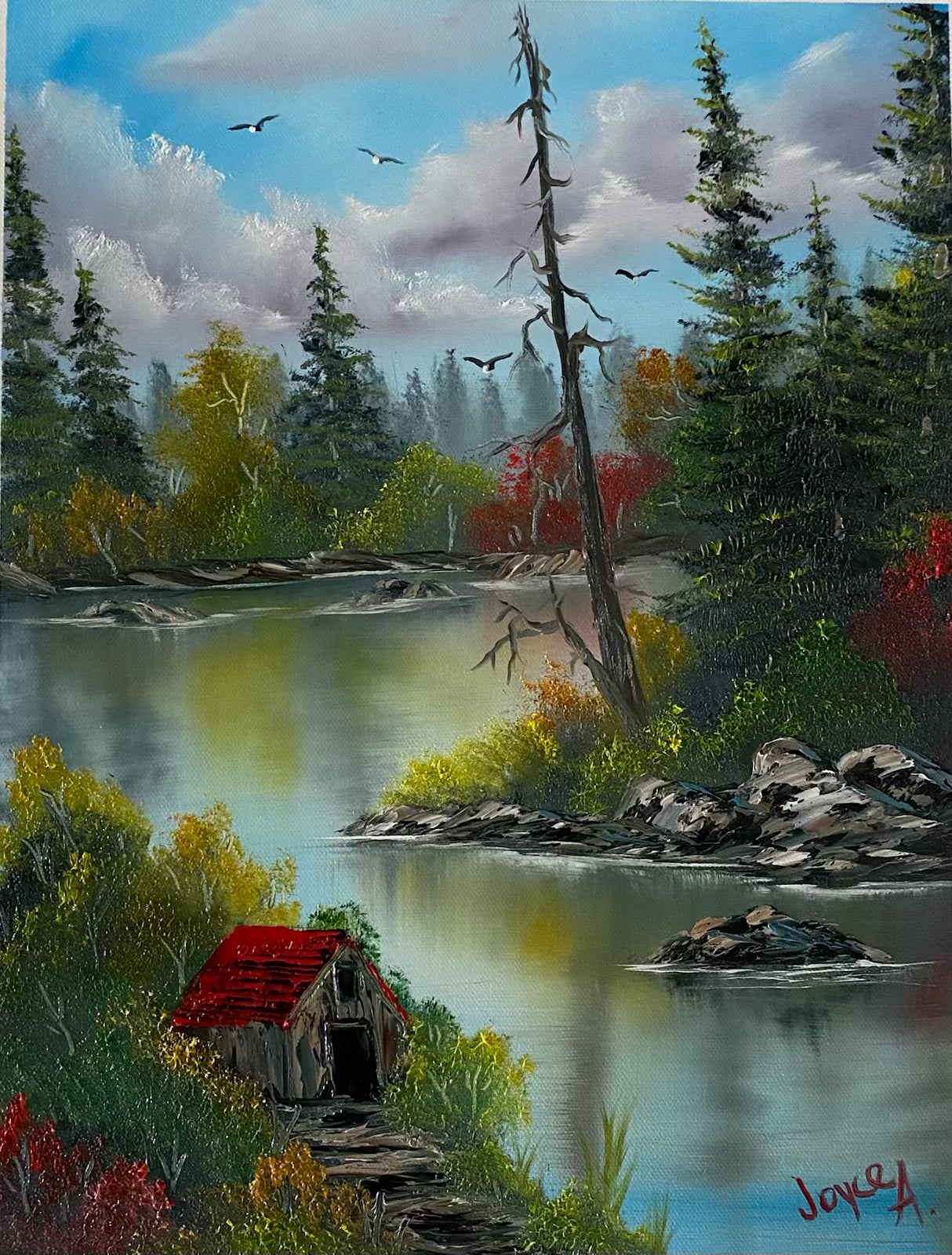 Bob Ross with Joyce Artistic Works Tuesday August 26th @11am
