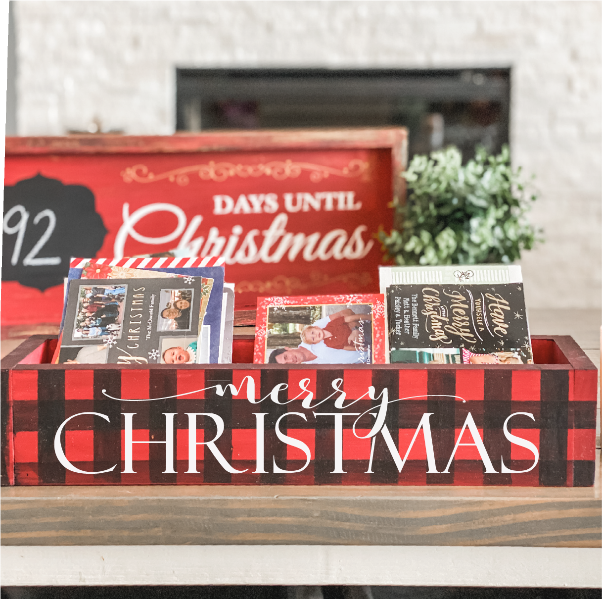 Merry Christmas Wood Box Design 202455