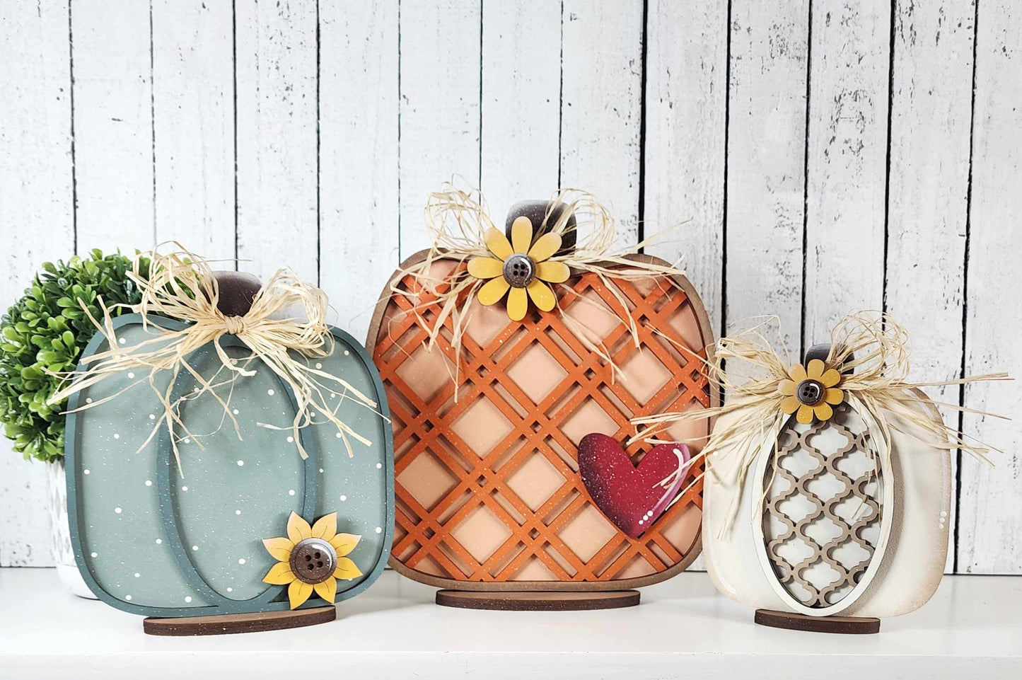 Fall Chunky Pumpkin Shelf Sitters Friday September 5th @6pm