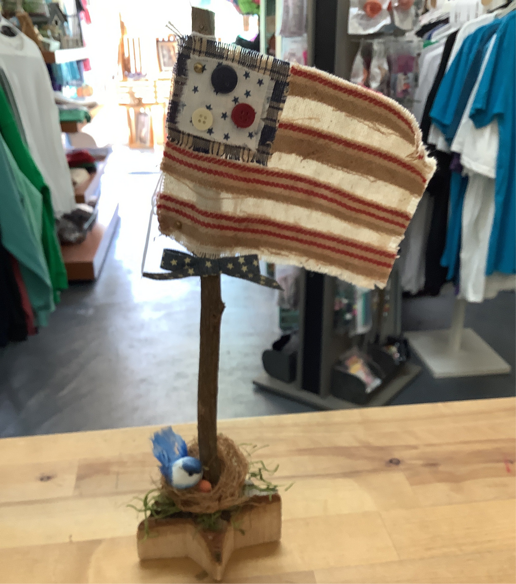 Hand crafted Flag by Diana Haynes