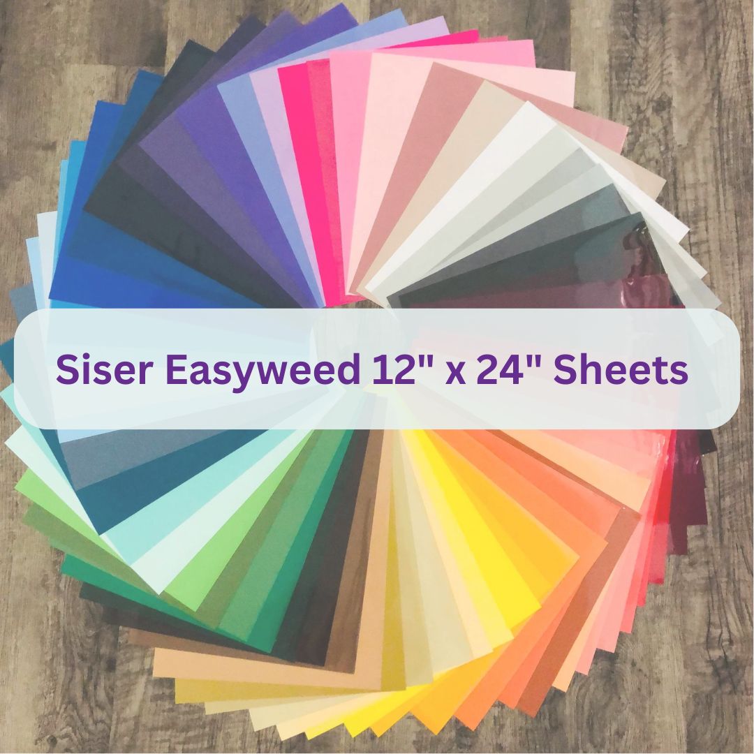 Siser Easyweed HTV 12" x 24" Sheets