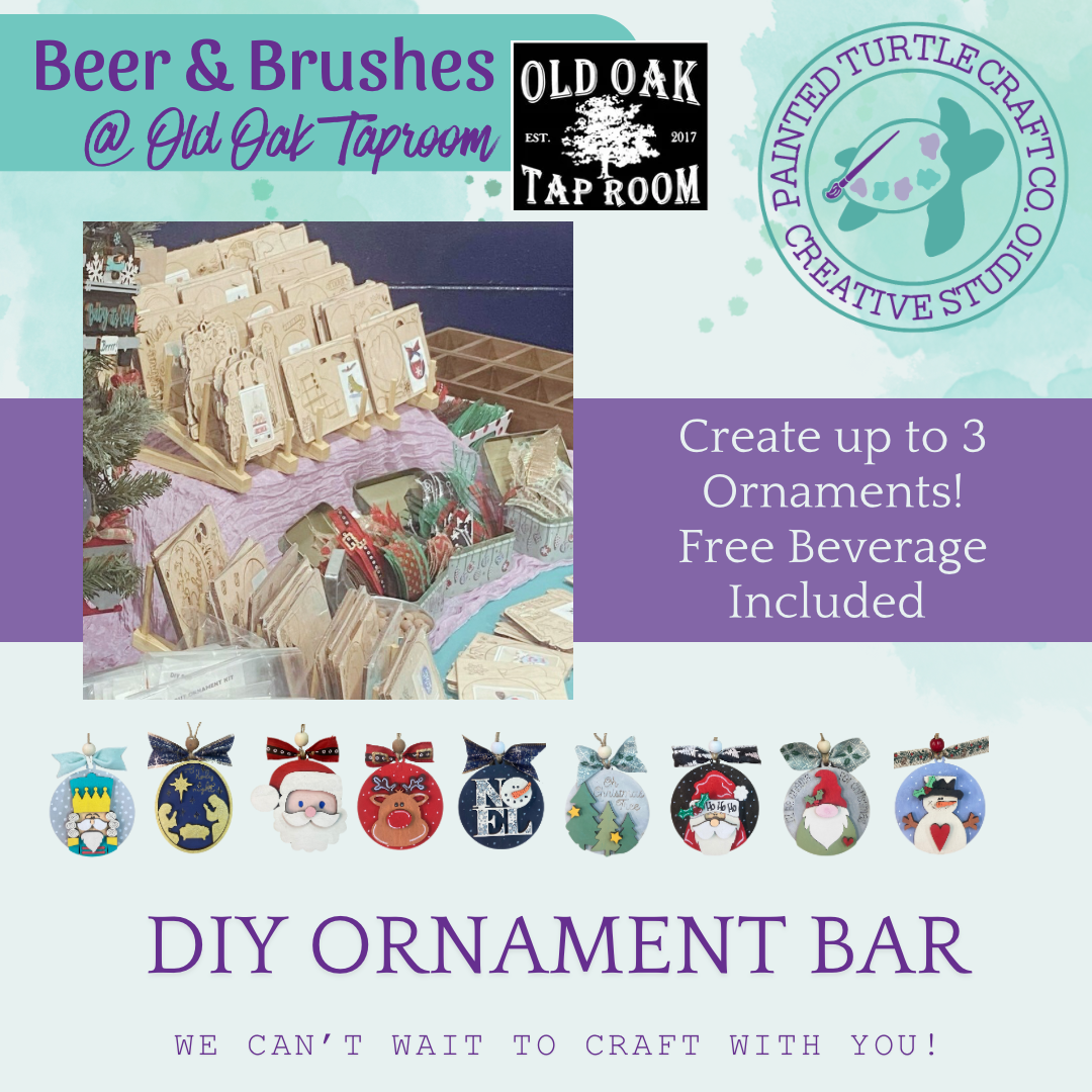 Brushes & Beer at Old Oak Taproom Saturday December 6th @ 12pm