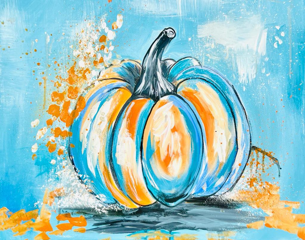 Harvest Blue Acrylic Paint Party Saturday 08.24.24 @3pm