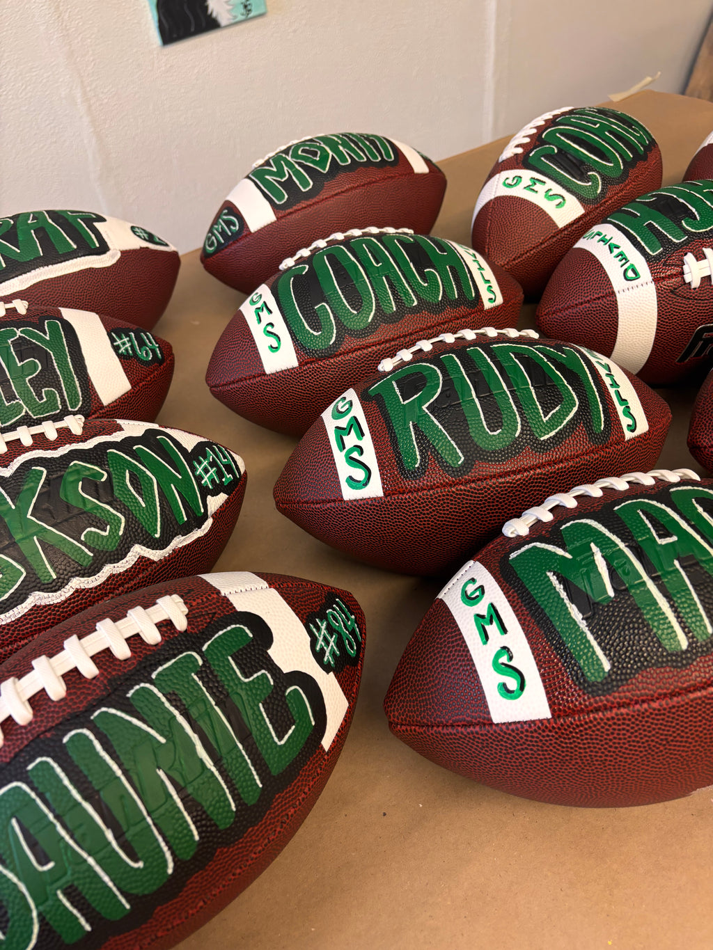 Devil’s Hand Painted Football