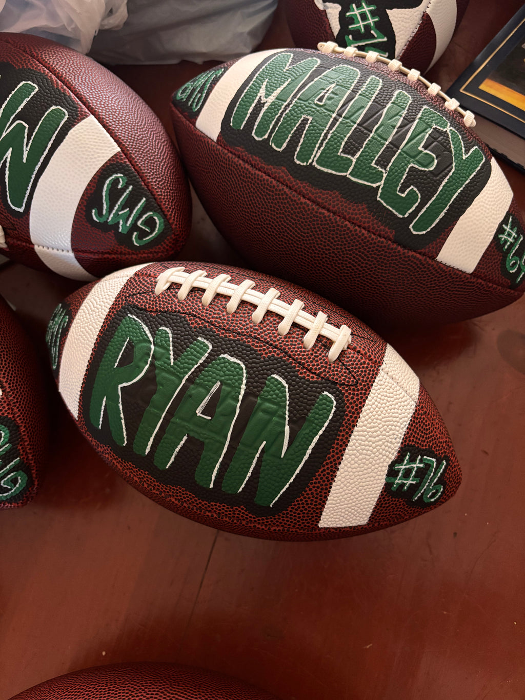 Devil’s Hand Painted Football