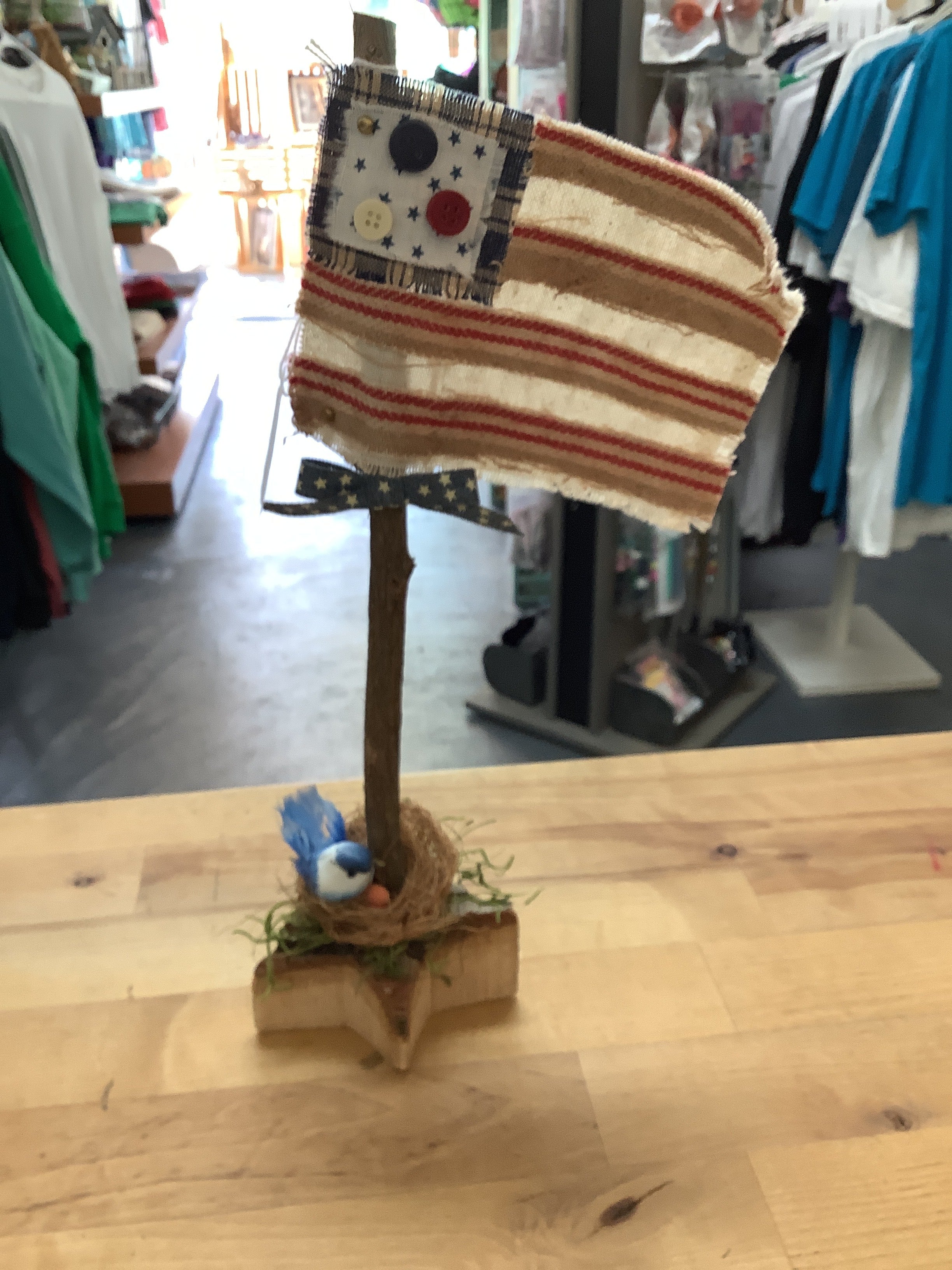 Hand crafted Flag by Diana Haynes