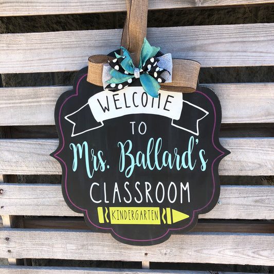 Classroom Welcome Sign DESIGN 202440