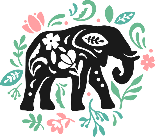 Folk Art Elephant 2476