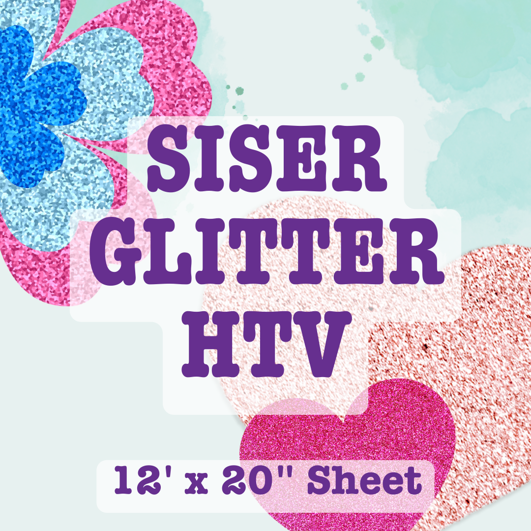 Siser Glitter HTV 12"x20" Sheets