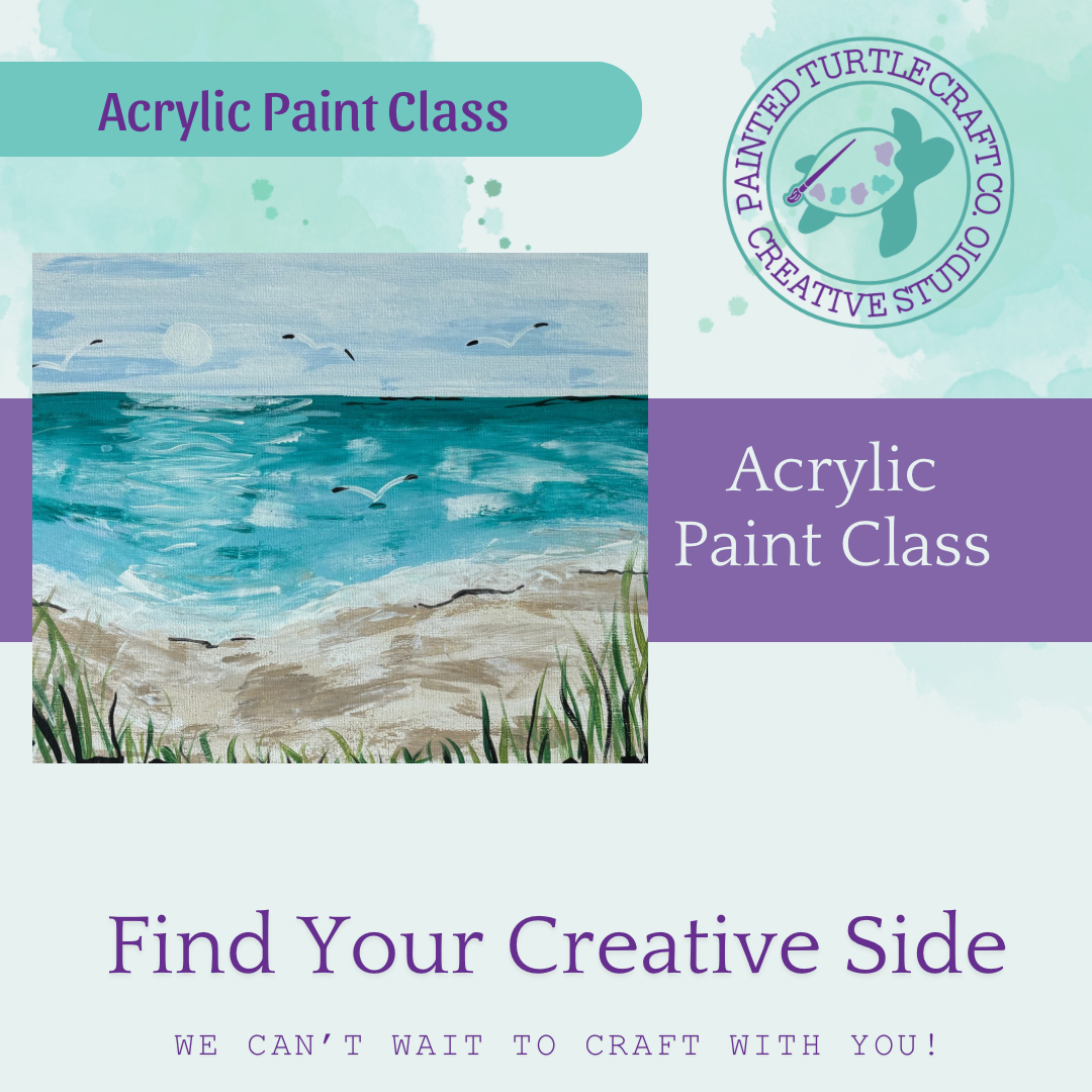 Acrylic Canvas Sea Escape Friday 5.30.25 @6pm