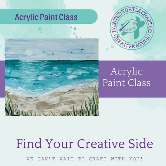 Acrylic Canvas Sea Escape Friday 5.30.25 @6pm