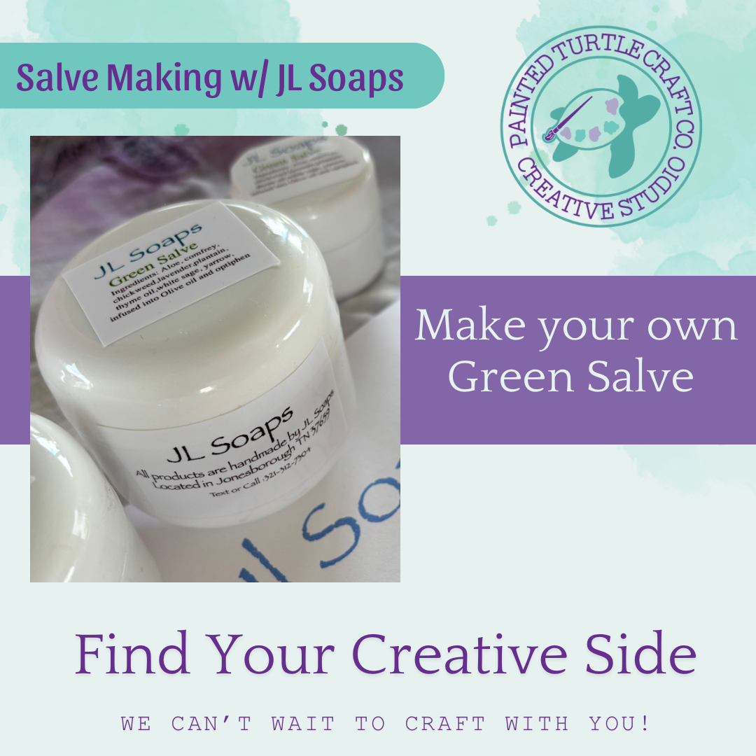 Green Salve Making w/ JL Soaps! Saturday July 26th @3pm