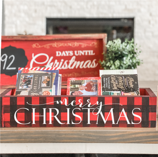 Merry Christmas Wood Box Design 202455