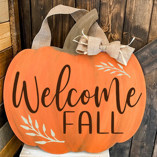 Welcome Fall Pumpkin DESIGN 202445