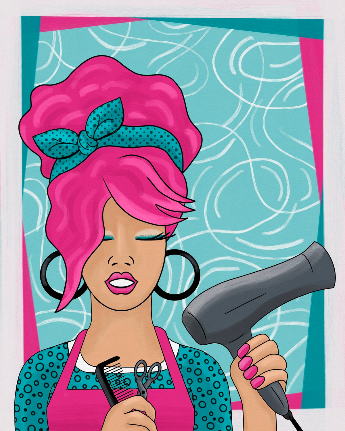 Everyday Woman Hairdresser