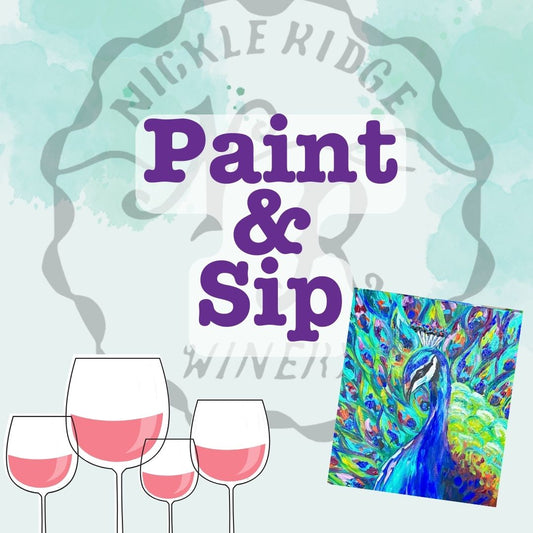 Paint and Sip at Nickle Ridge Winery Sat April 6th 1-3pm