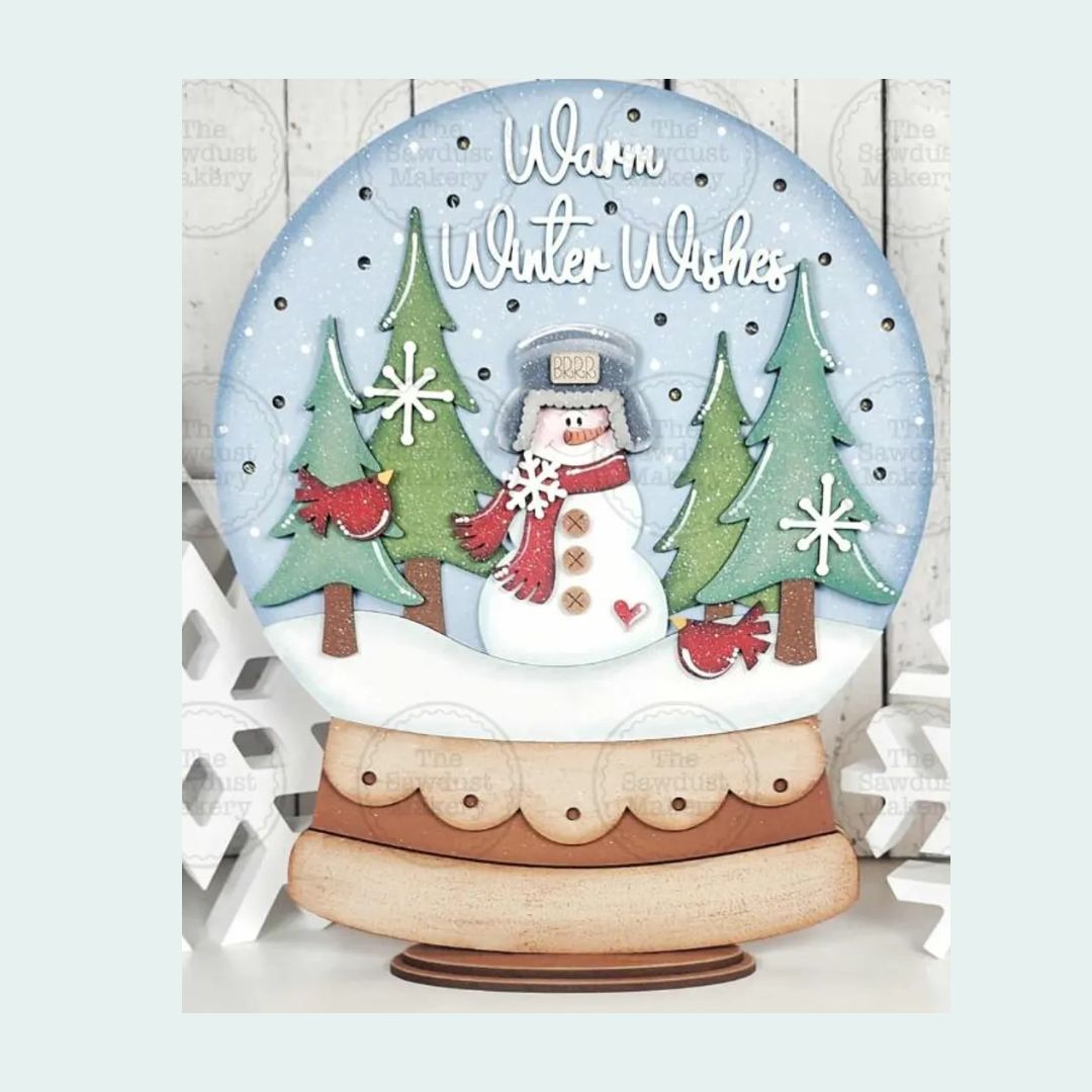 Snow Globe Paint Night Thursday December 4th @6pm