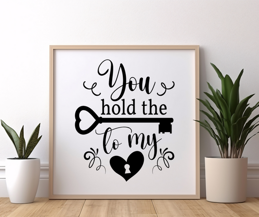 YOU HOLD THE KEY TO MY HEART DESIGN 202467